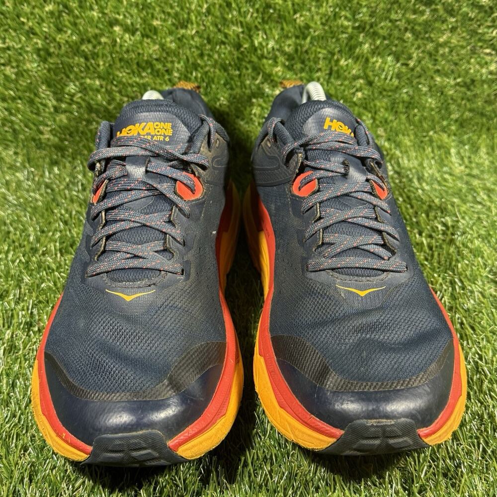 Hoka One One Challenger ATR 6 Men's Shoes Size 9.5D Outer Space/Radiant Yellow - Picture 4 of 10
